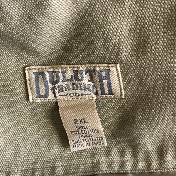 Heavy Duluth Trading Company Jacket. 100% cotton. True cowboy stuff. - Picture 2 of 2